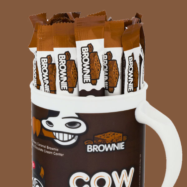 Chocolate Cow Tales Chewy Chocolate Caramel Cream Center