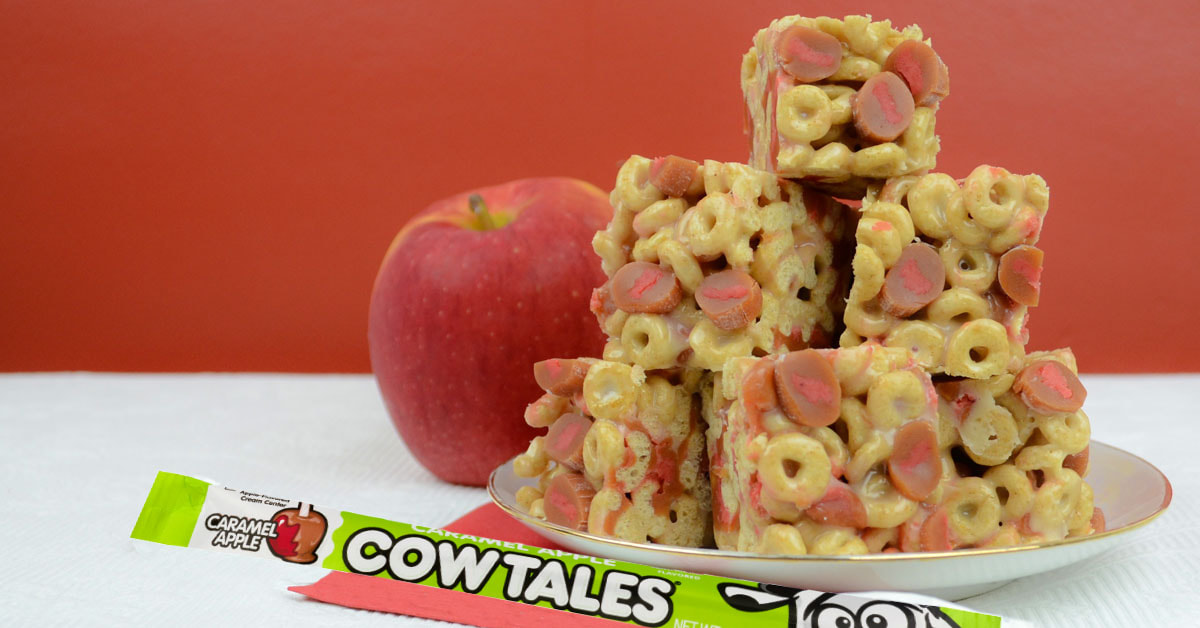 Cow Tales Caramel Apple Cereal Bars Recipe